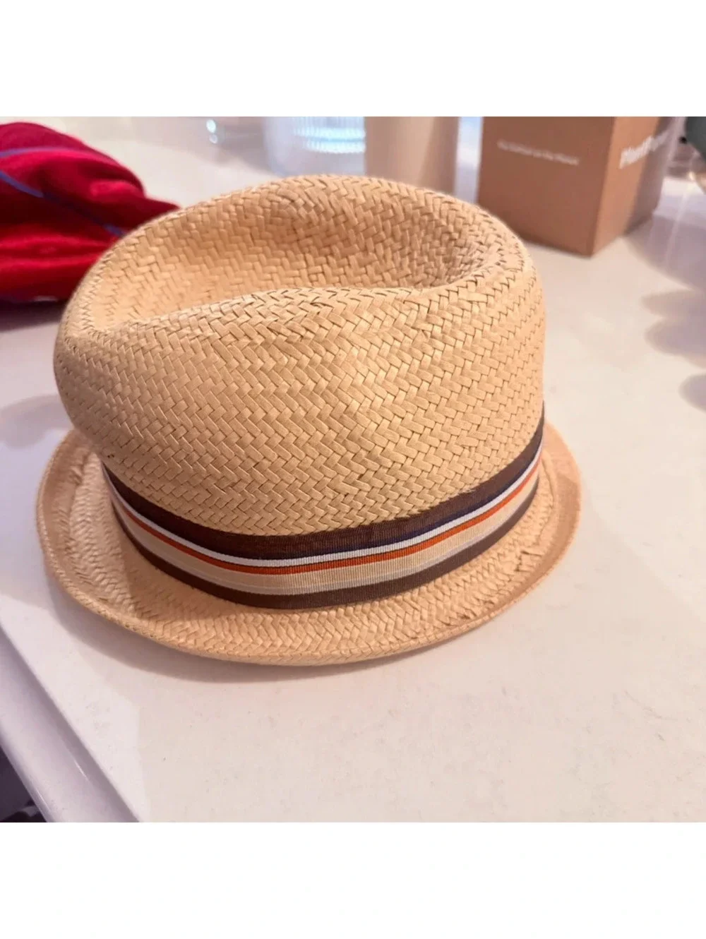 Brixton medium straw hat
